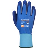 Portwest AP80 Waterproof Liquid Pro Grip Gloves with Latex Foam Coating - 13g