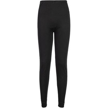 Portwest B125 Women's Black Polycotton Thermal Baselayer Legging