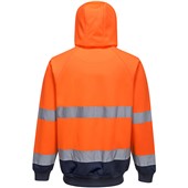 Portwest B316 Orange/Navy Two Tone Hi Vis Hoodie