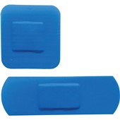 Assorted Blue Washproof Catering Plasters (Pack of 20)