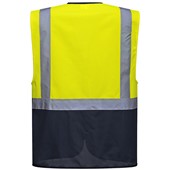 Portwest C476 Warsaw Yellow/Navy Executive Hi Vis Vest