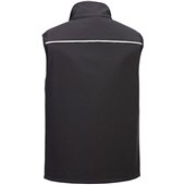 Portwest DX476 DX4 Black Mesh Lined Softshell Gilet (3L)