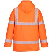 Portwest Planet EC60 Orange Eco Friendly Padded Lined Waterproof Hi Vis Winter Jacket 