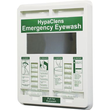 Eyewash Pod Dispenser with FREE 25 x 20ml Eyewash Pods 