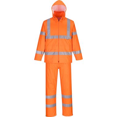 Portwest H448 Orange Class 3 Hi Vis Waterproofs 