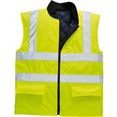 Portwest S469 Yellow Hi Vis Reversible Gilet