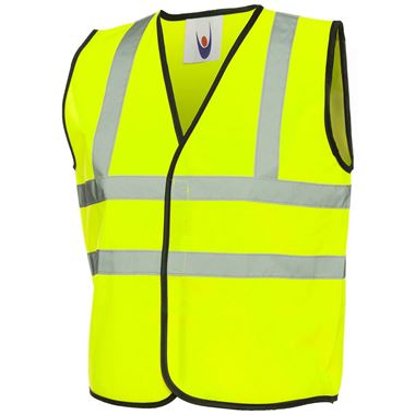 Uneek UC806 Yellow Childrens Hi Vis Vest