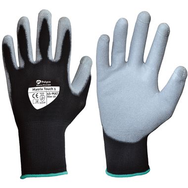 Polyco Matrix Touch 1 Work Gloves 45-MAT with PU Coating - 13g