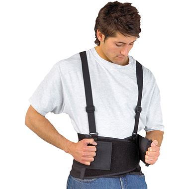 Portwest PW80 Black Back Support Belt