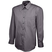 Uneek UC701 Mens Long Sleeve Pinpoint Oxford Shirt