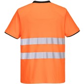 Portwest PW213 PW2 Orange/Black Polycotton Hi Vis T Shirt