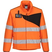 Portwest PW275 PW2 Orange/Black Hi Vis Softshell Jacket (2L)