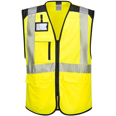 Portwest PW309 PW3 Yellow/Black Hi Vis Executive Vest