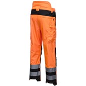 Portwest PW342 PW3 Orange Hi Vis Extreme Breathable Waterproof Trousers