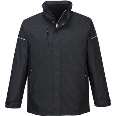 Portwest PW362 PW3 Black Padded Waterproof Winter Jacket