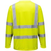 Portwest S178 Yellow Long Sleeved Hi Vis T Shirt