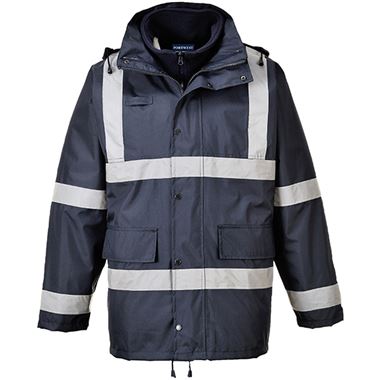 Portwest S431 Navy Iona Waterproof 3-in-1 Reflective Hi Vis Jacket