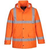 Portwest S460 Orange Padded Waterproof Hi Vis Jacket 