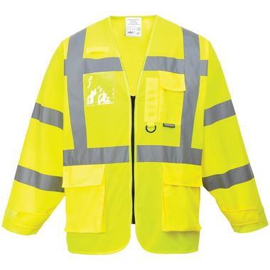 Portwest S475 Yellow Long Sleeve Executive Hi Vis Vest