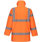 Portwest S590 Orange PWR Mesh Lined Hi Vis Extreme Breathable Waterproof Jacket