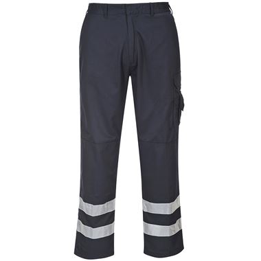 Portwest S917 Navy Iona Reflective Hi Vis Combat Trousers 245g