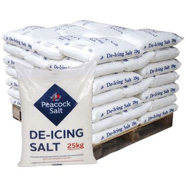 White De-Icing Salt 25kg - Pallet of 40 Bags