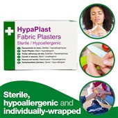 Fabric Plasters 7.2cmx2.5cm (Pack of 100)