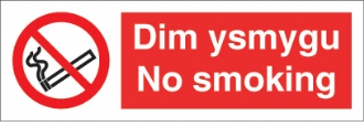 No smoking/welsh 