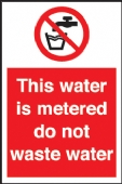 this water is metered