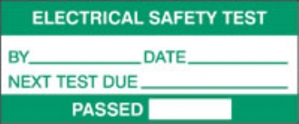 electrical safety test - passed (500/roll) 