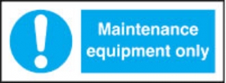 maintenance equipment only (pack of 10) 