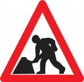 men at work ahead symbol 