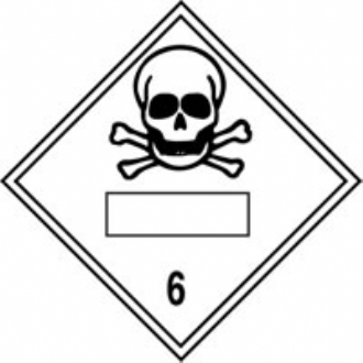 new regulation placard toxic 6 