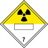 new regulation placard radioactive7 