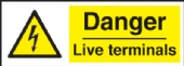 warning danger live terminals 