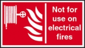 not for use on electrical fire 