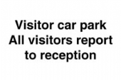 Visitor Car park.. report to reception 