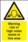 warning risk of high noise 