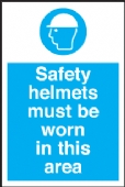 safety helmets in this area 
