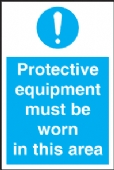 protective equipment must be worn 