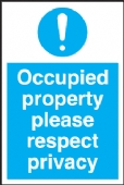 occupied property respect privacy