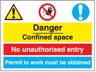 danger confined space 