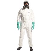 Portwest ST30 White Biztex SMS Disposable Coverall Type 5/6 55g