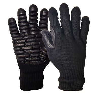 Supreme Anti Vibration Gloves with Rubber Coating - 7g