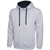 Uneek UC507 Contrast Hooded Sweatshirt 300g