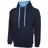 Uneek UC507 Contrast Hooded Sweatshirt 300g